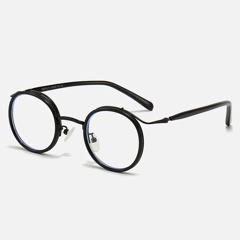 Round Retro Anti-Blue Light Reading Glasses